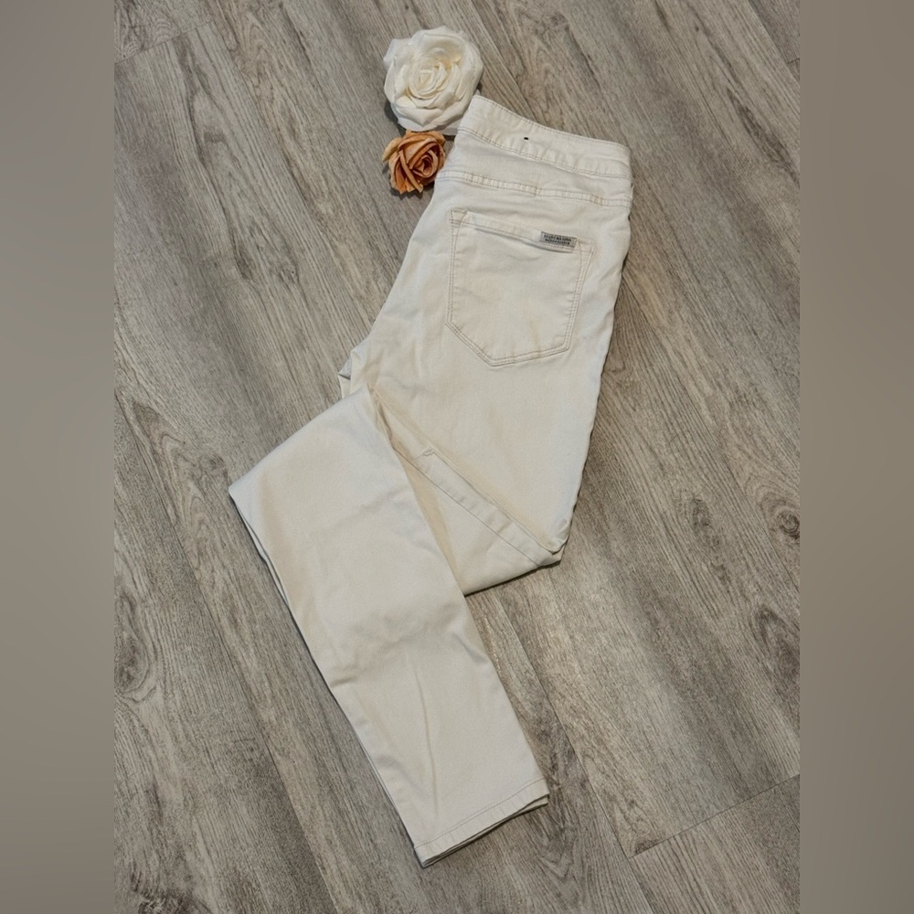 Scotch and Soda Women's La Bohemienne Off White Mid Rise Skinny Jeans Size 25